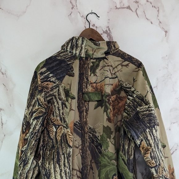 Vintage Woolrich Jacket Men Large Camo Coat Woodland Realtree Fleece Rare - Picture 7 of 12